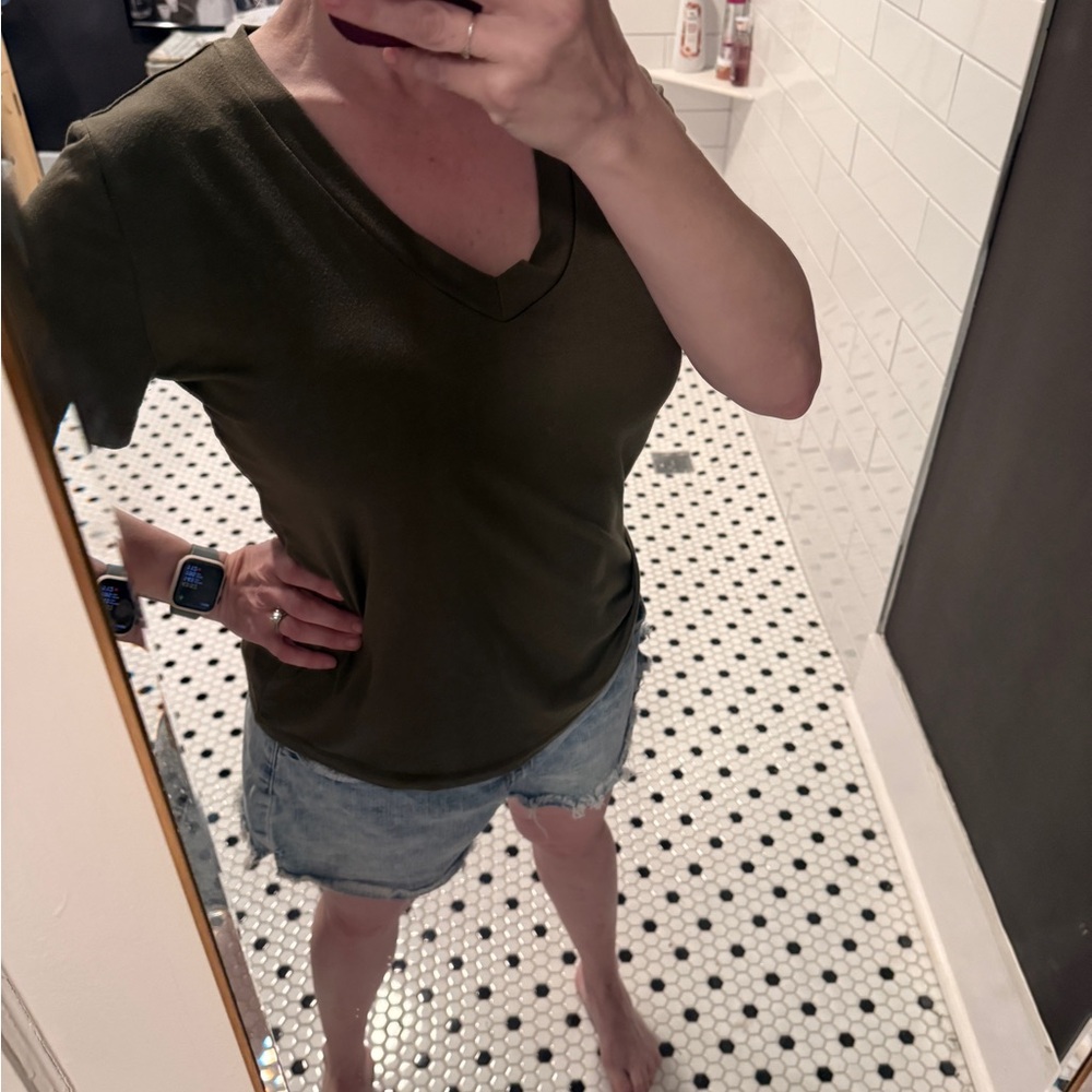 Time and Tru Light Blue Jean Shorts - Picture 2 of 6